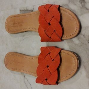 Mila Paoli slide on sandals.